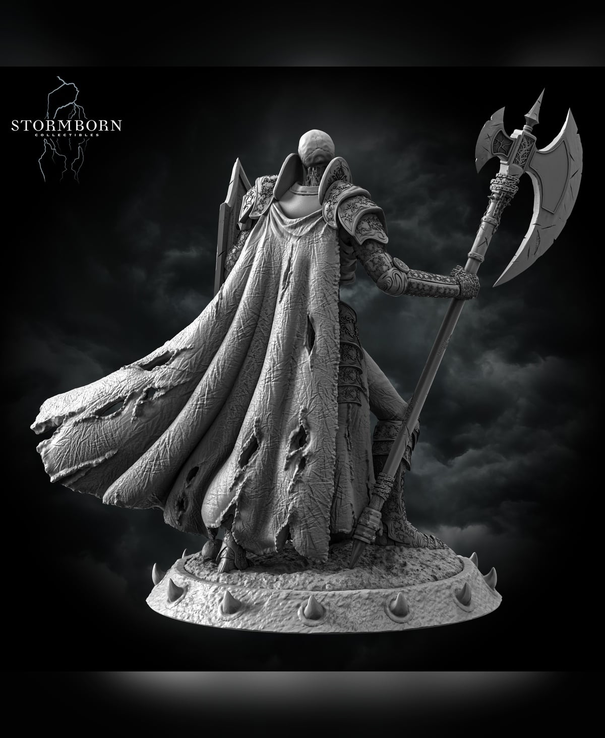 (75mm) Skeleton Commander 3d model
