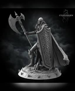 (75mm) Skeleton Commander 3d model