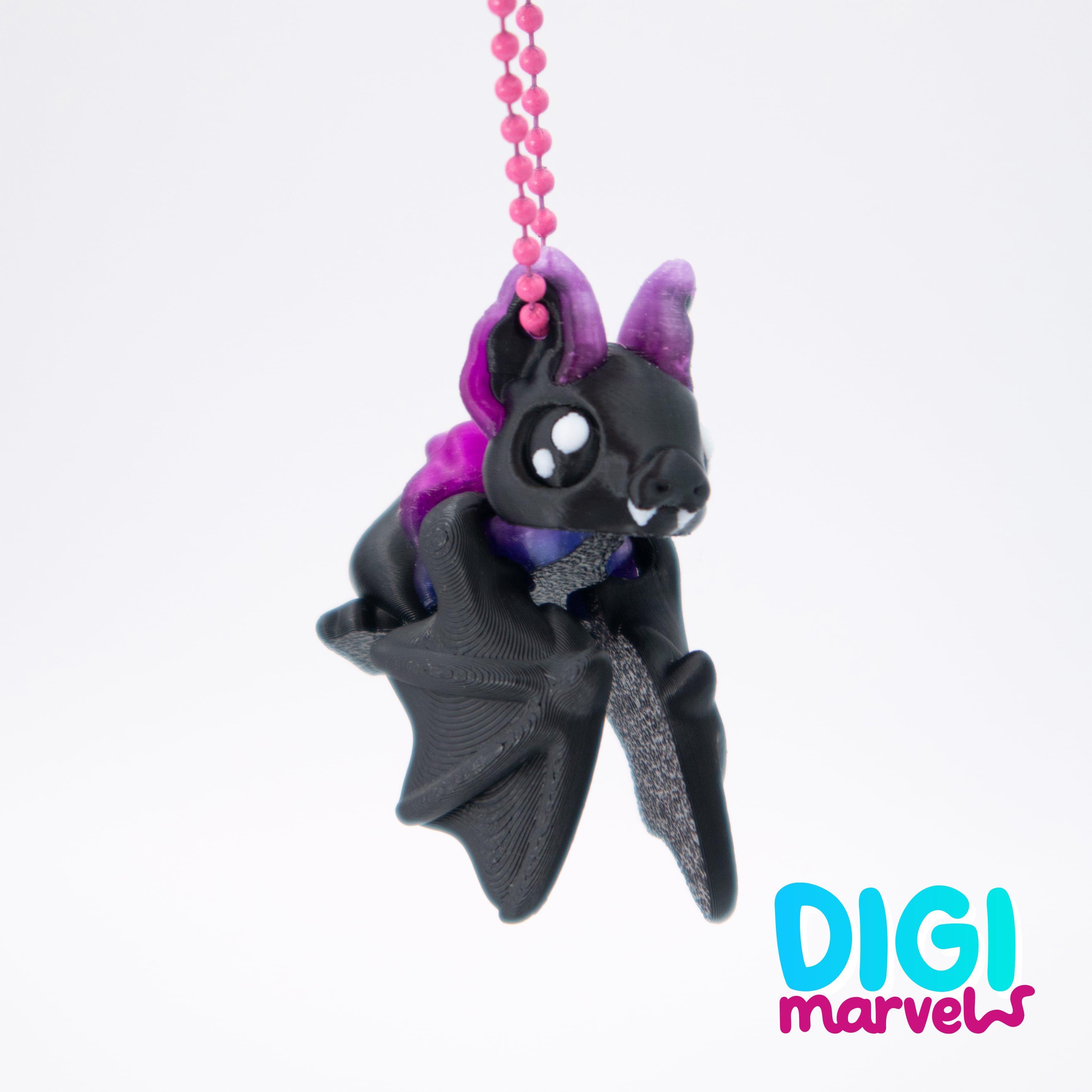 Bat Flexi + Keychain 3d model