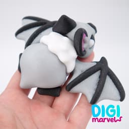 Bat Flexi + Keychain 3d model