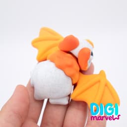 Bat Flexi + Keychain 3d model
