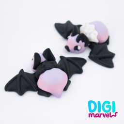 Bat Flexi + Keychain 3d model