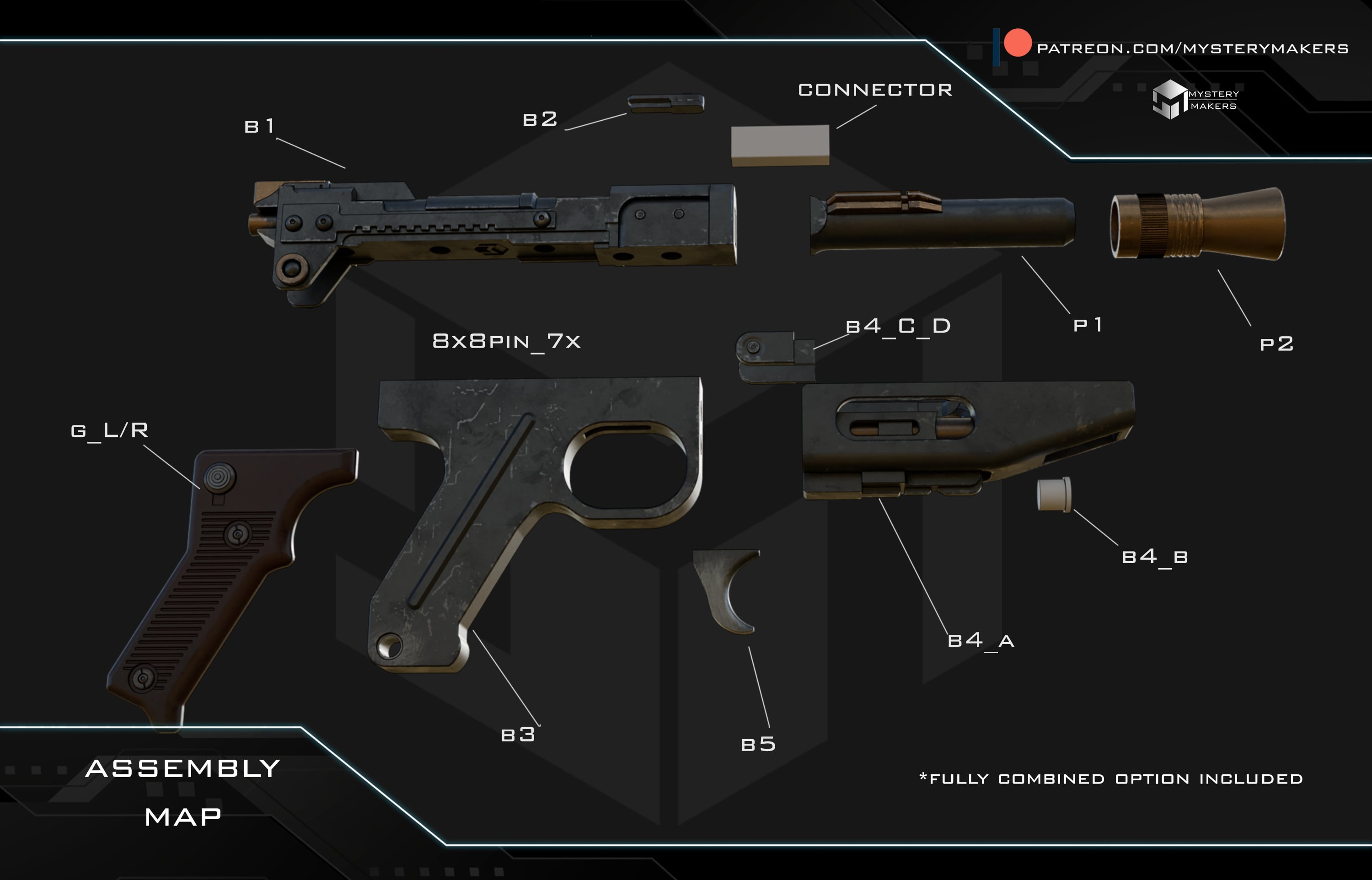 Droid blaster 3d model