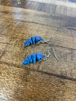 Shark Earrings 3d model