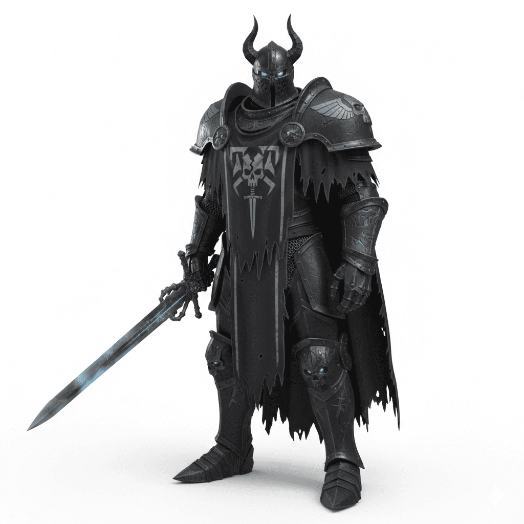 Grave Oath Crusader Fantasy Knight 3d model