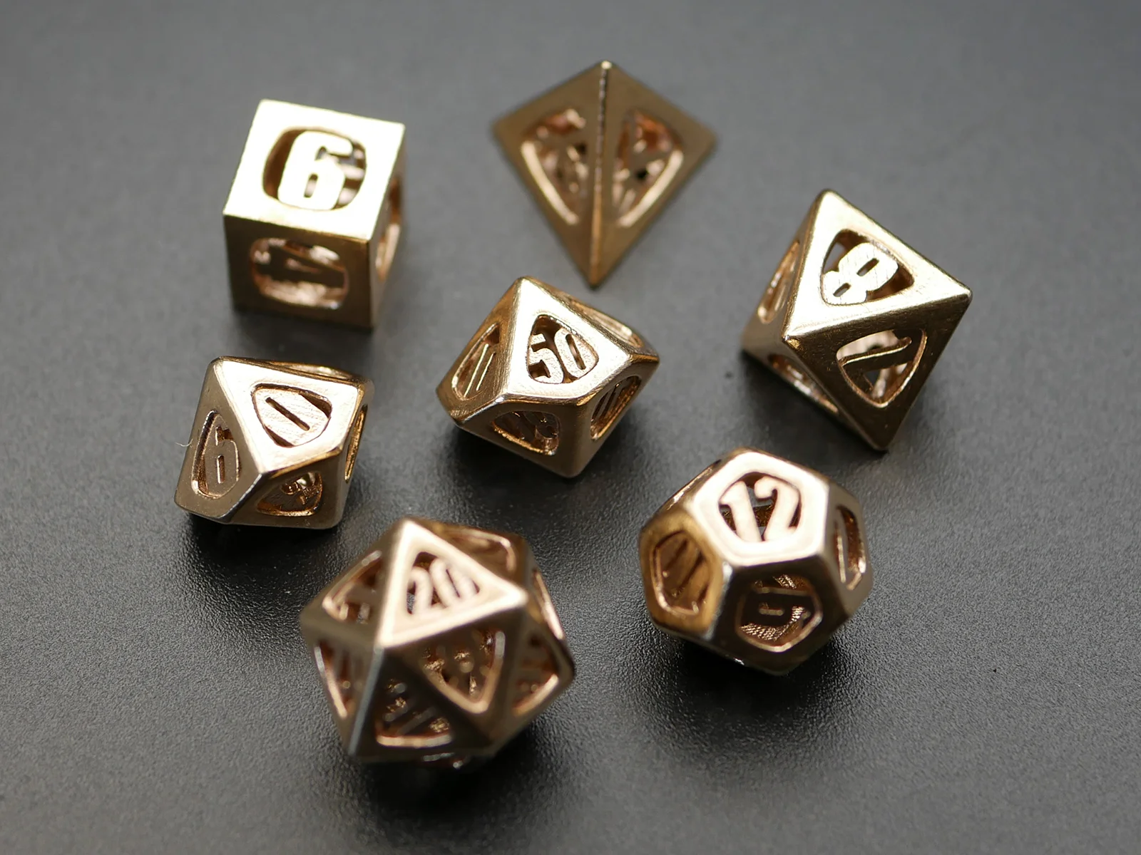 Thoroughly Modern Dice Set with Decader Mini 3d model