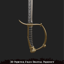 Fantasy Puppet's Saber Pinocchio Cosplay Sword Lies P 3d model