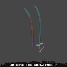 Fantasy Puppet's Saber Pinocchio Cosplay Sword Lies P 3d model