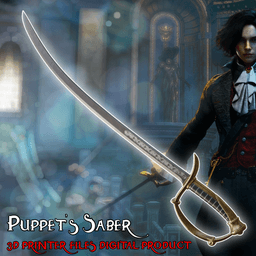 Fantasy Puppet's Saber Pinocchio Cosplay Sword Lies P 3d model