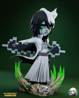 Ulquiorra Bleach Chibi - Premium Collectible 3d model