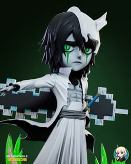 Ulquiorra Bleach Chibi - Premium Collectible 3d model
