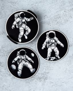 Astronaut Coasters 3d model