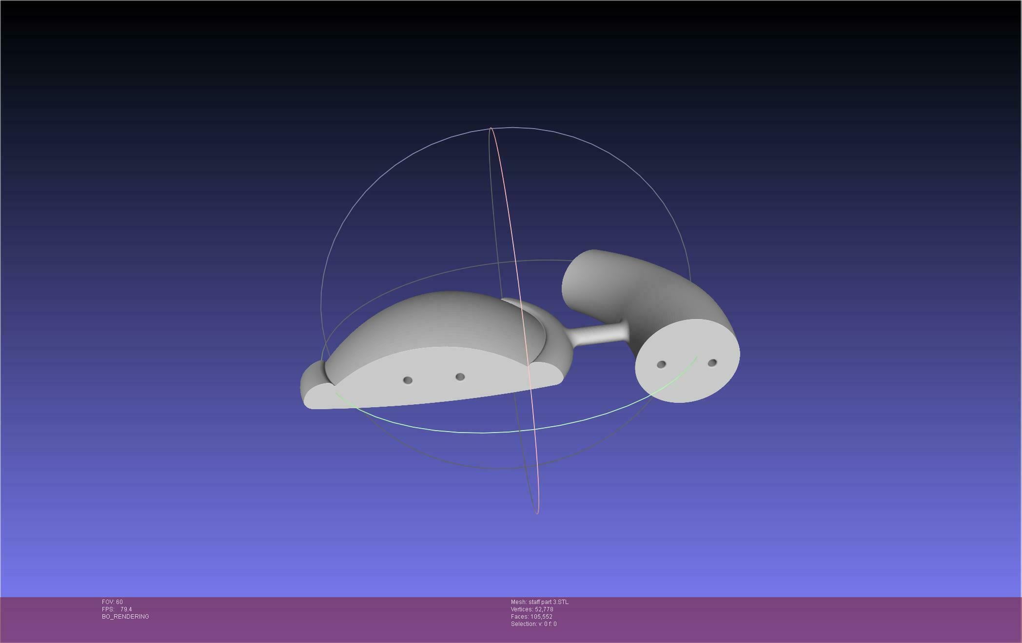 Frieren Staff Printable Assembly 3d model