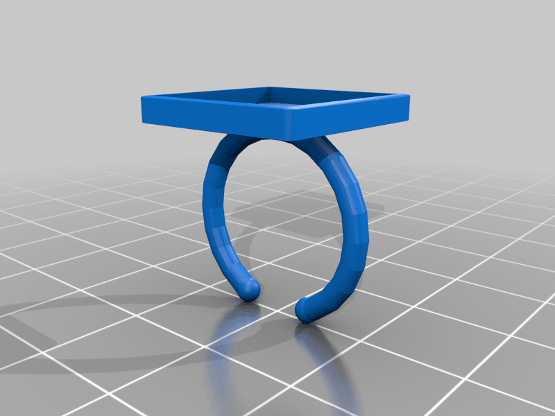 Ring of Lego Holding 2x2 3d model