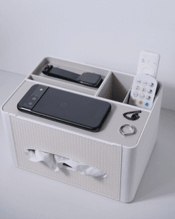 LunoBox Tissue Dispenser Bedside Organiser 3d model