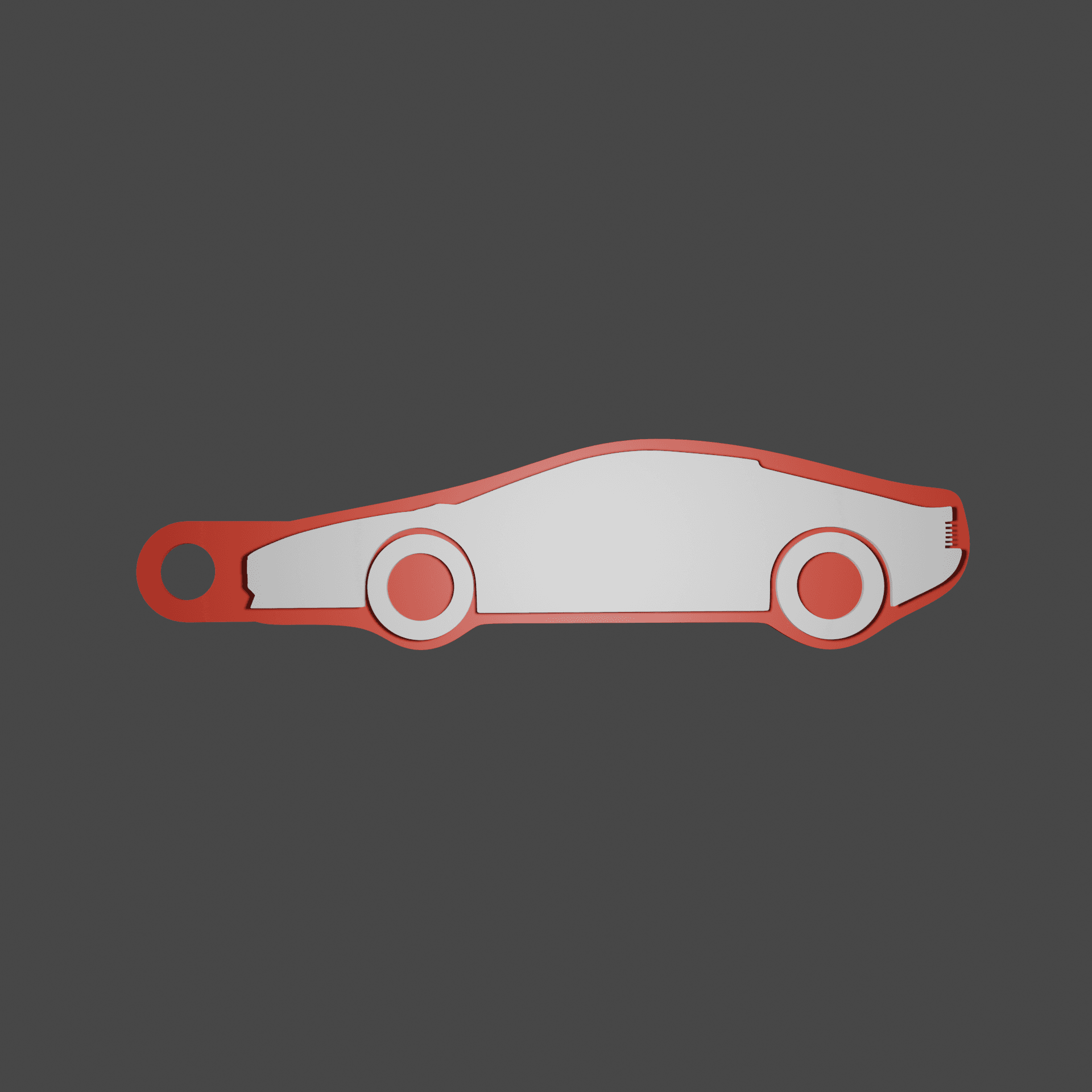 Ferrari Testarossa Keychain 3d model