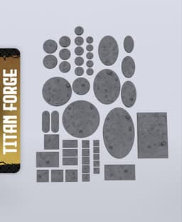 Ogre Pirates Bases - With Free Dragon - 5e DnD Inspired for RPG and Wargamers 3d model