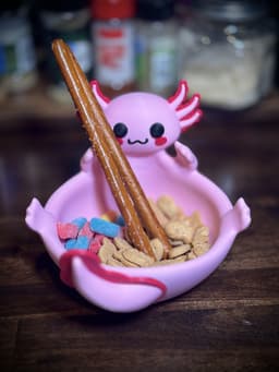 Snaxolotl Bowl 3d model