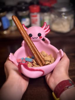 Snaxolotl Bowl 3d model