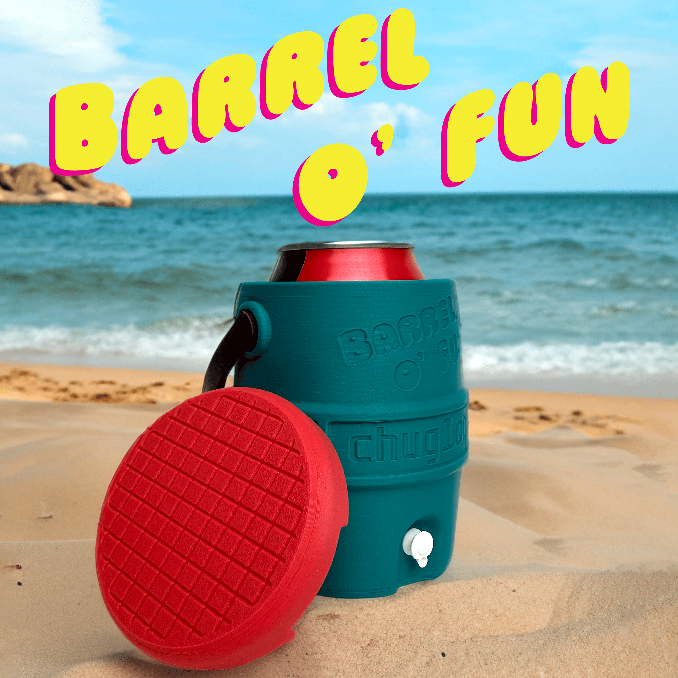 Chugloo Barrel o' Fun Can Koozie 3d model