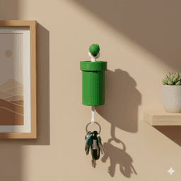 KEY HANGER YOSHI 3d model
