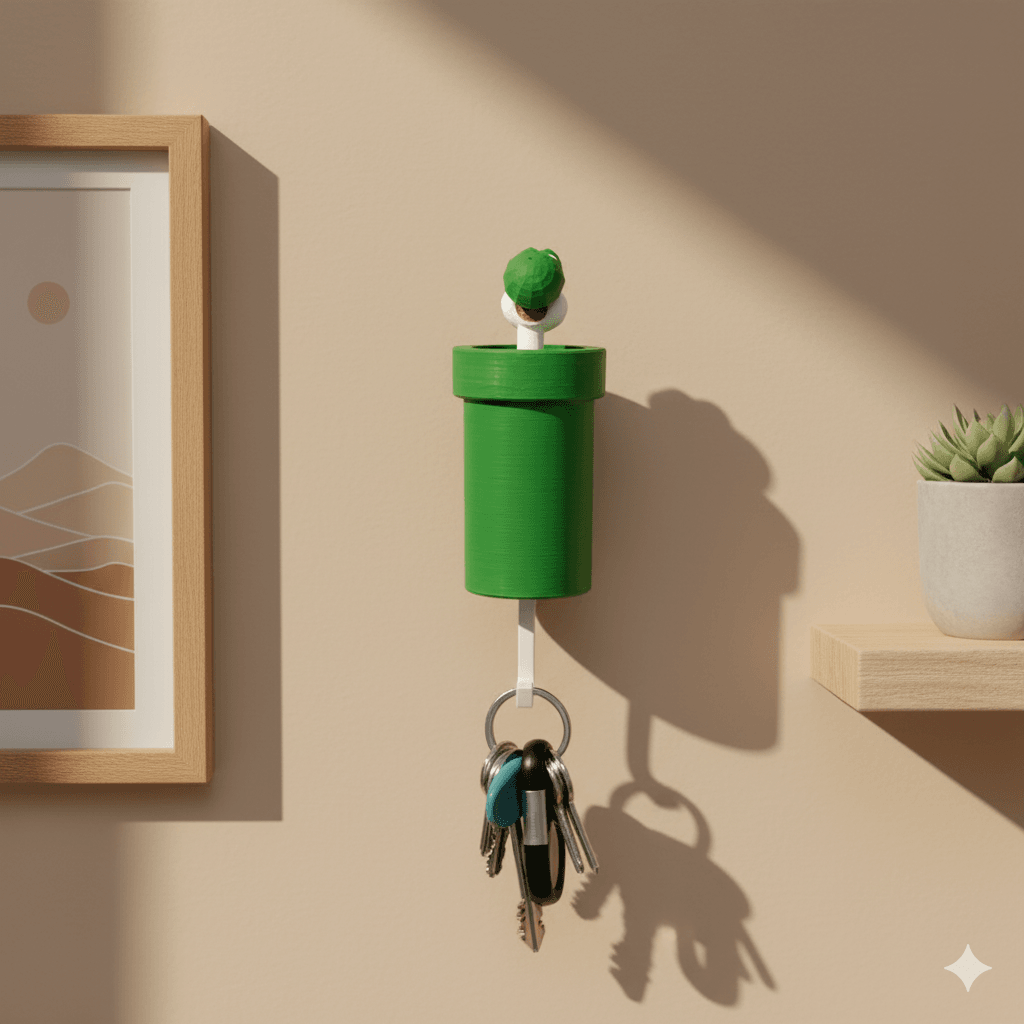 KEY HANGER YOSHI 3d model