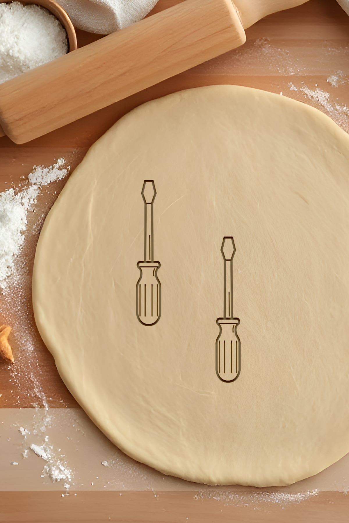 Screwdriver Cookie Cutter, Biscuit Cutter 3d model