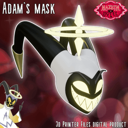 Adam Cosplay Helmet Hazbin Hotel 3d model