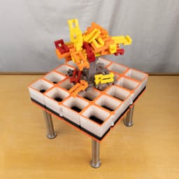 Auxetic Table (beta) // 68x88mm 4x5 Stacked 3d model