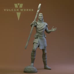 Tolivar, Guardian of the Grove | Human Druid 3d model