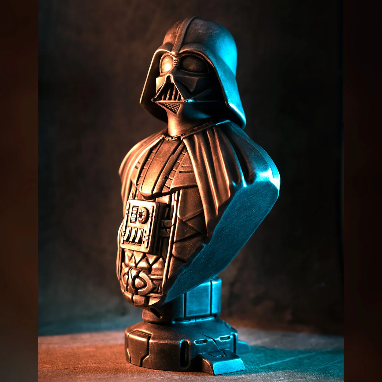 Darth Vader bust (fan art) 3d model