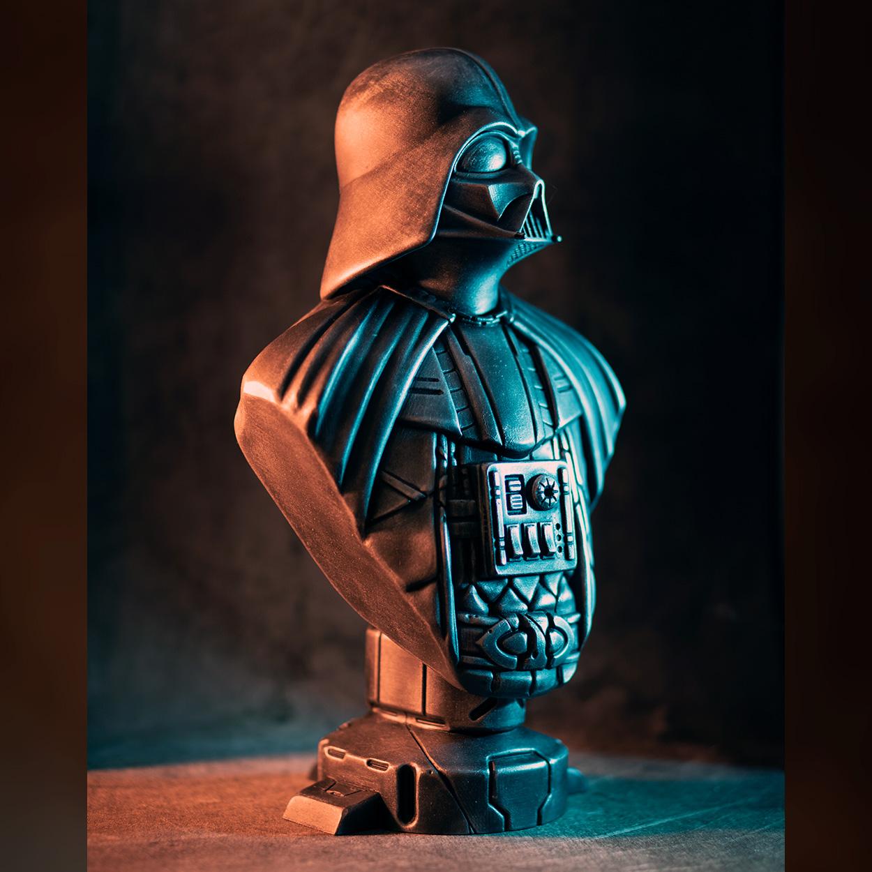 Darth Vader bust (fan art) 3d model