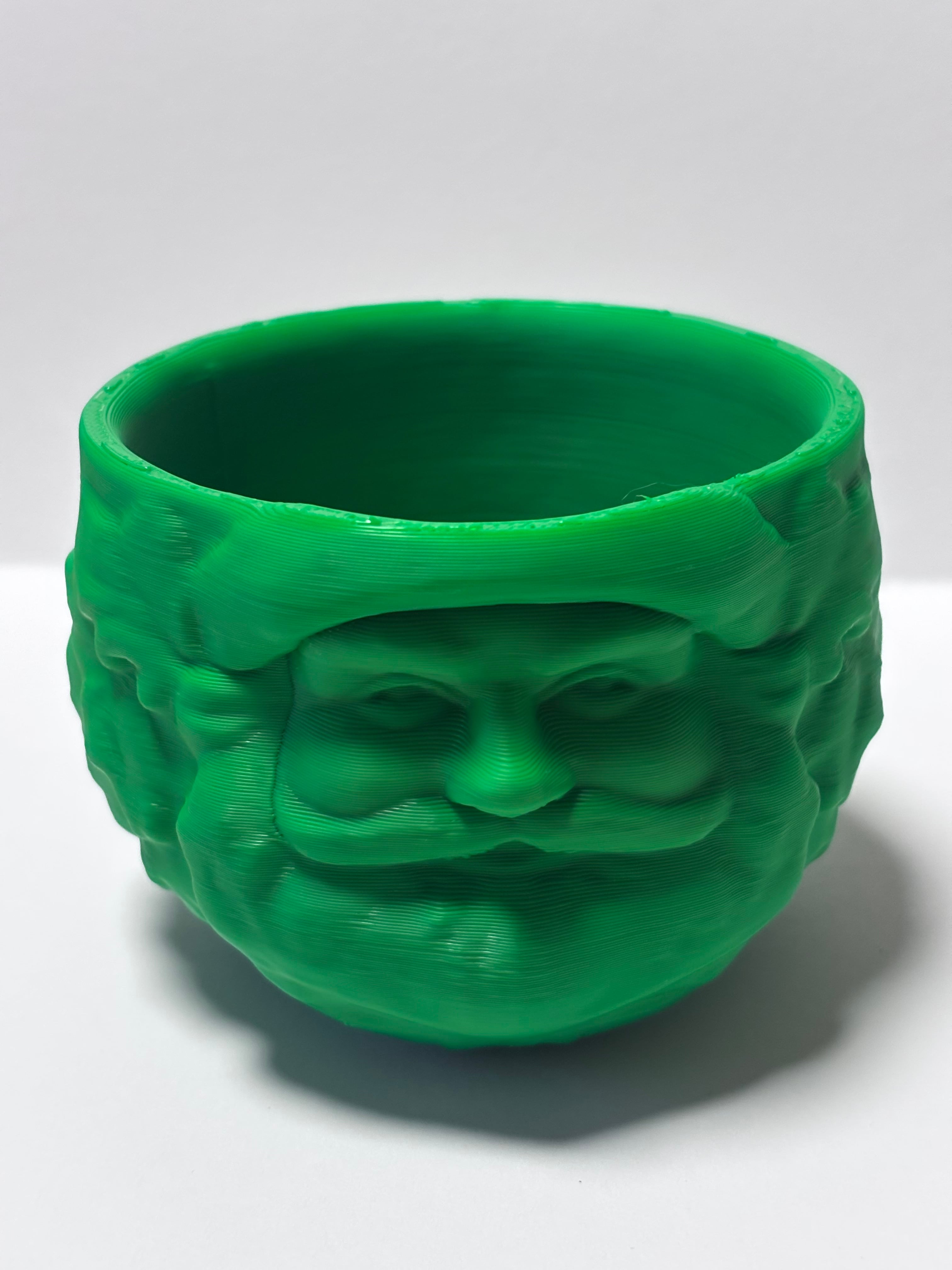Santa claus candy bowl 3d model