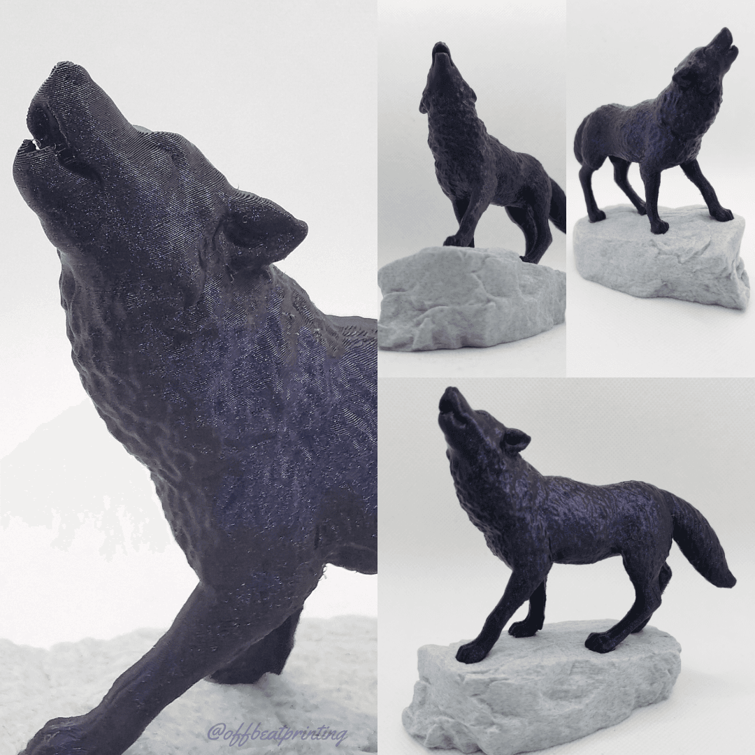 Howling Wolf 3d model