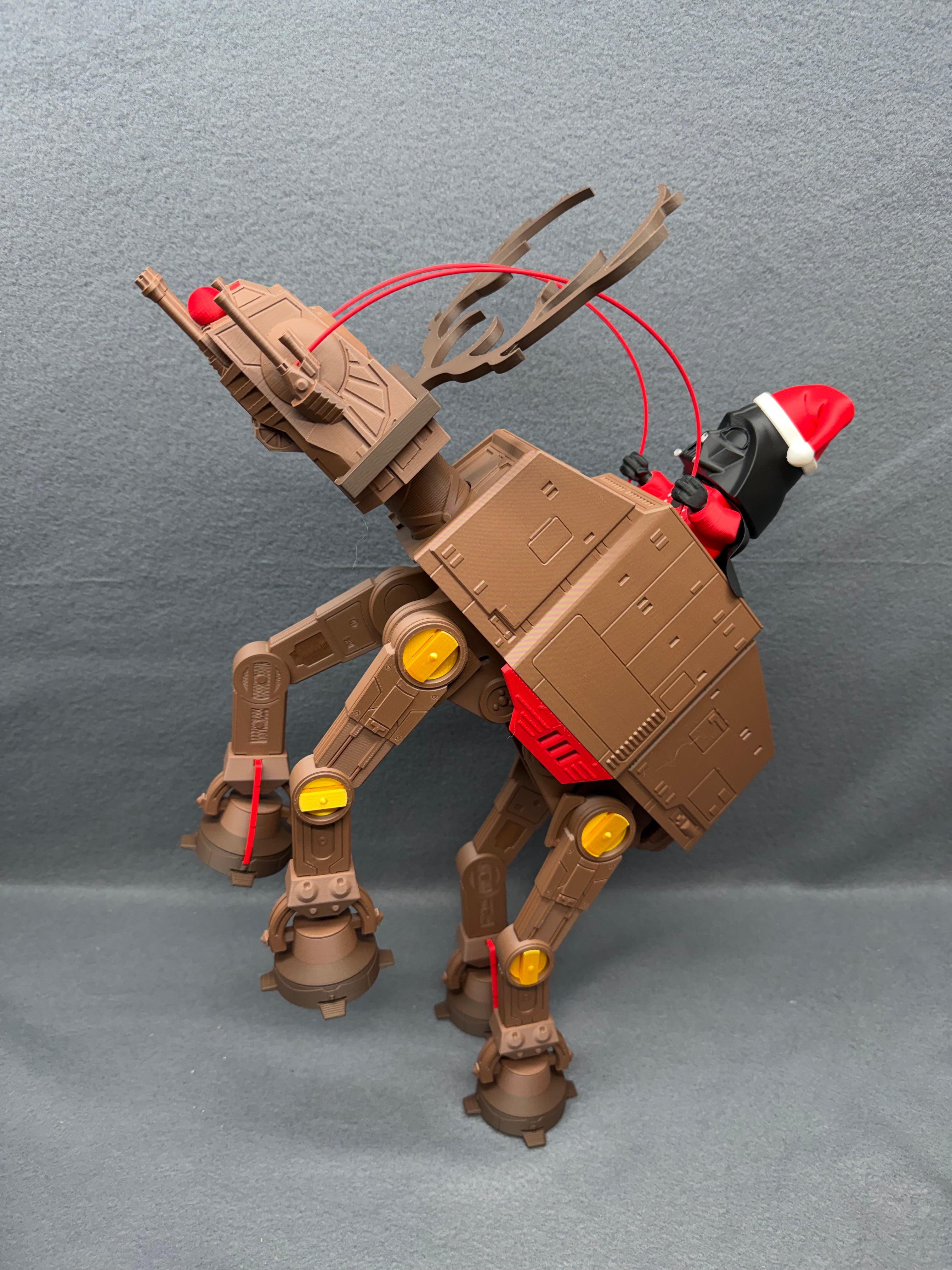 Santa Vader and Rudolph AT AT
