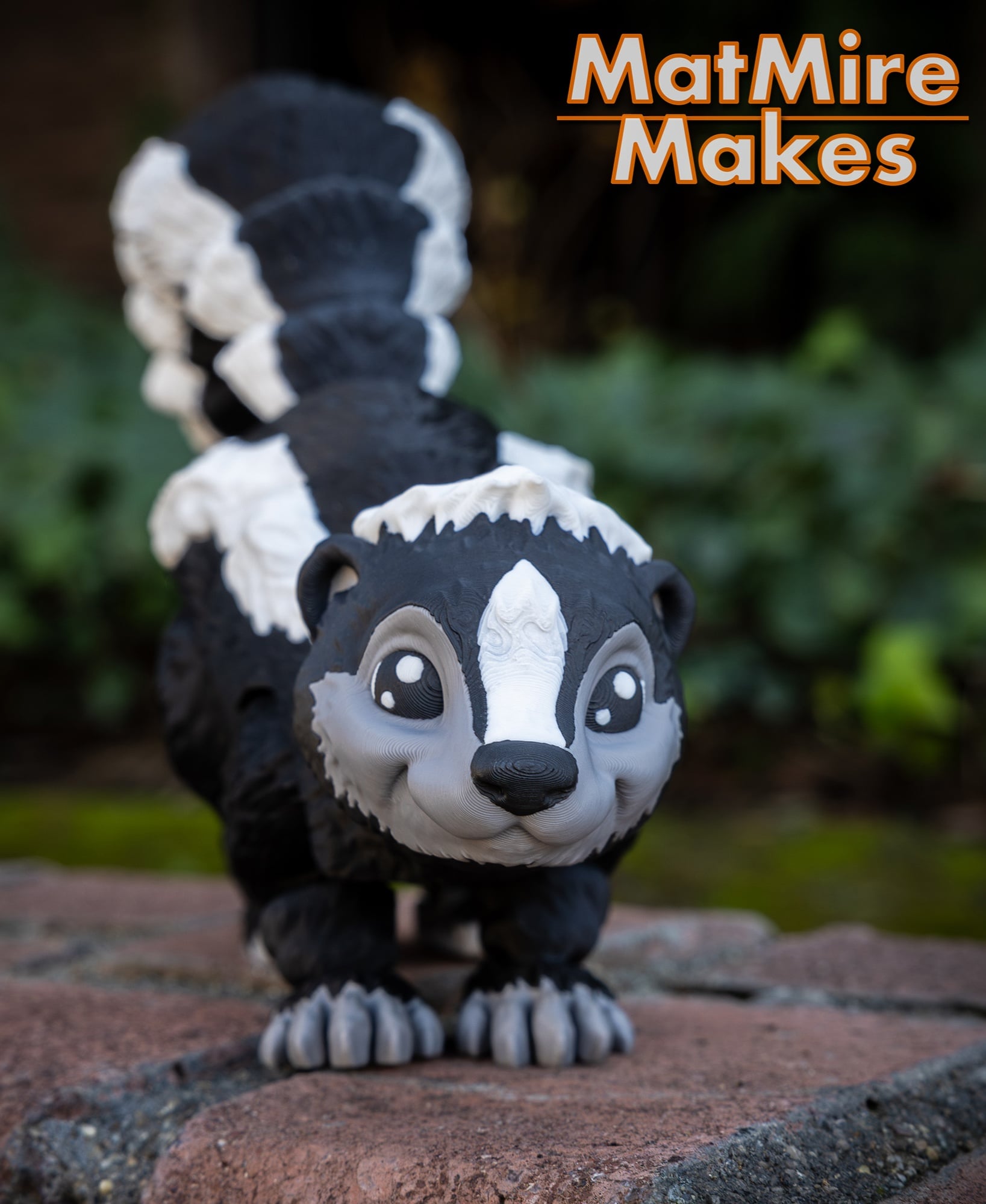 Skunk - Articulated Figure 3d model