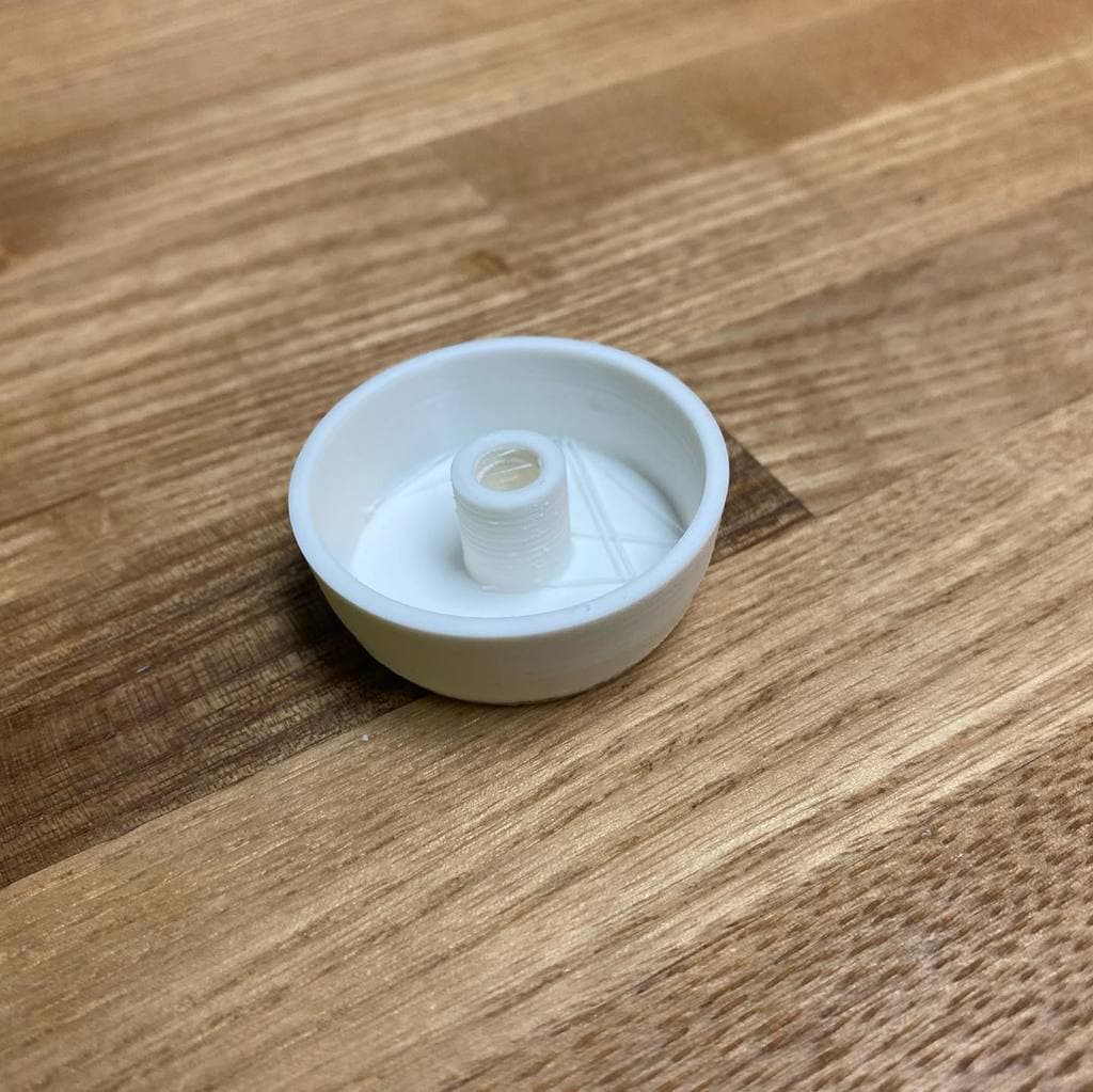 Star or Round Peg Dimmer Knob 3d model