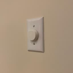 Star or Round Peg Dimmer Knob 3d model