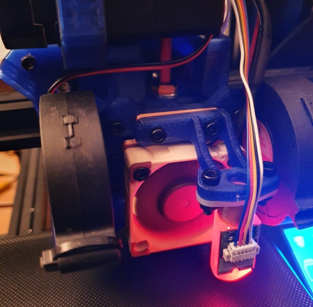 Hydra Fan Duct 4010 Fan Mount 3d model