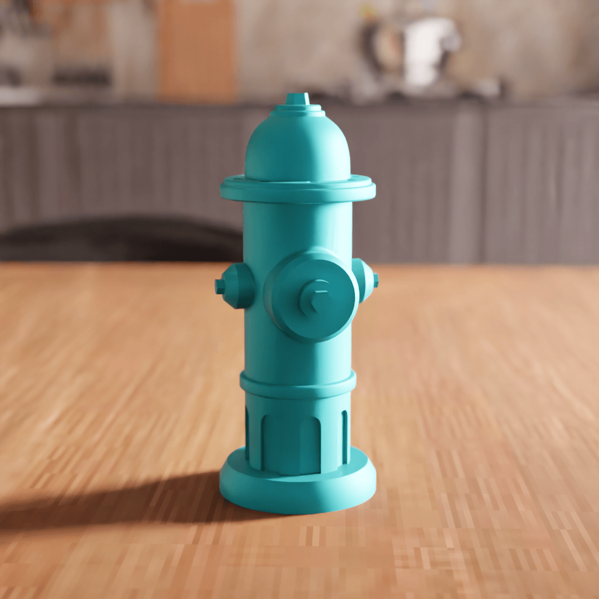 Fire Hydrant Decorative Desk Toy Figurine 3d model