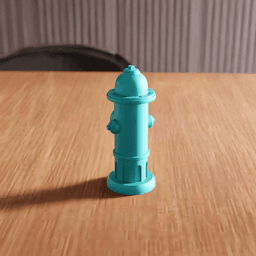 Fire Hydrant Decorative Desk Toy Figurine 3d model