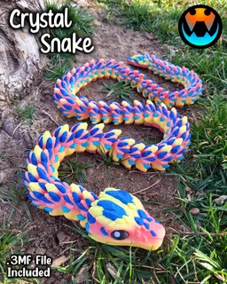 Crystal Snake 3d model