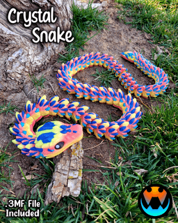Crystal Snake 3d model