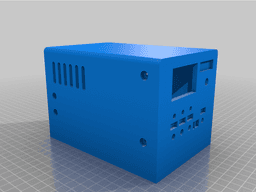 Case - Fuente de Voltaje (PowerSupply) 3d model