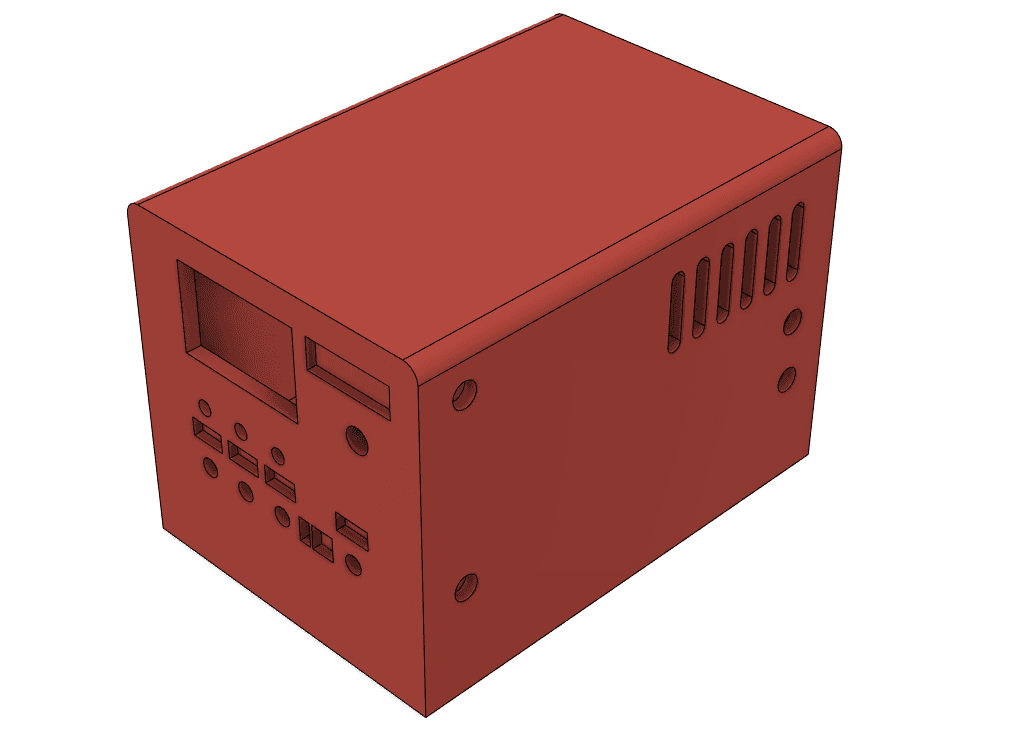 Case - Fuente de Voltaje (PowerSupply) 3d model