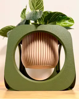 Ochot - a geometrical planter/base combo 3d model