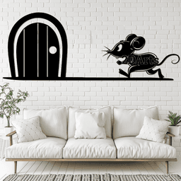 Running Mouse 2D Wall Art/Window Art 3d model