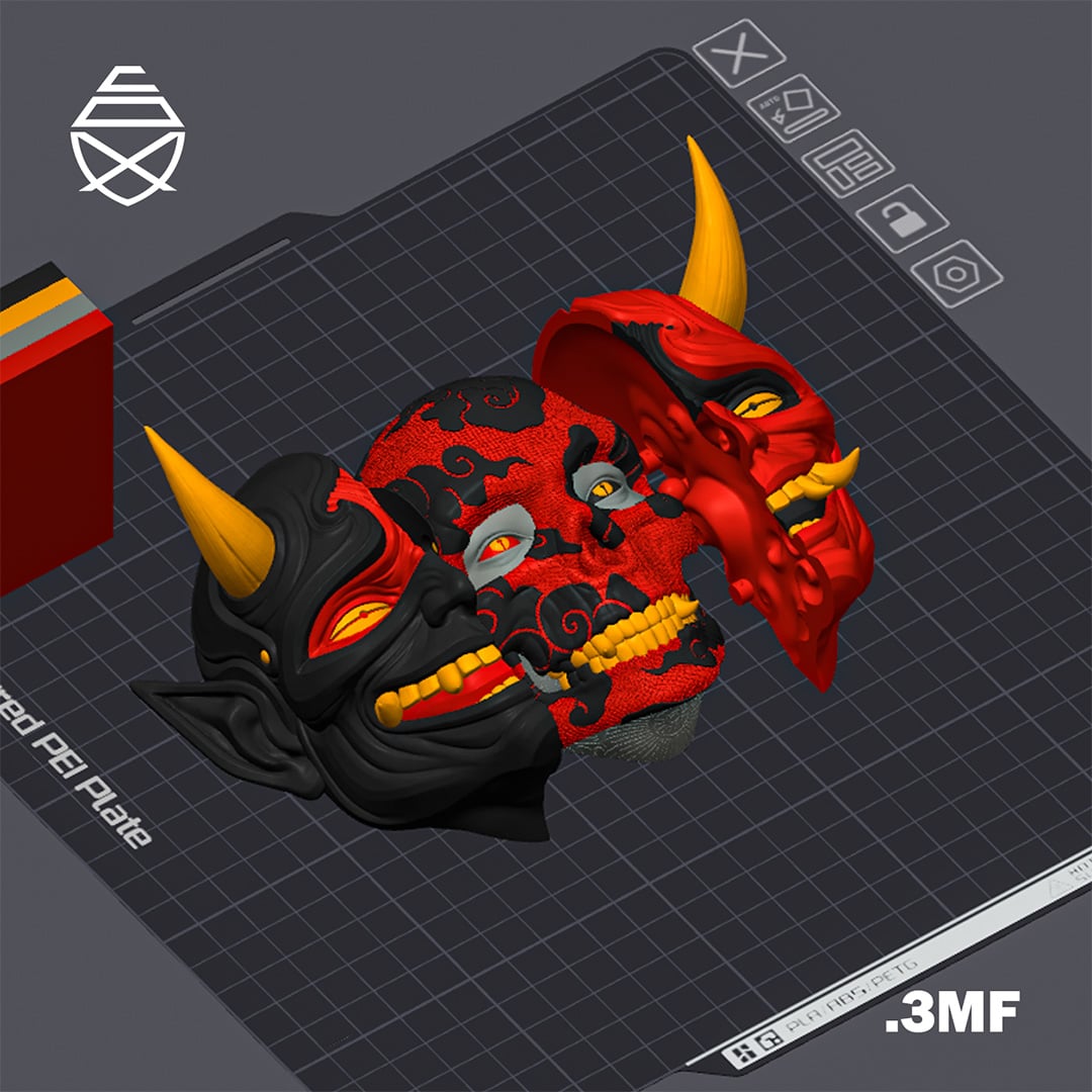Behind Oni 3d model