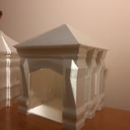 Roman House Decoration 3d model