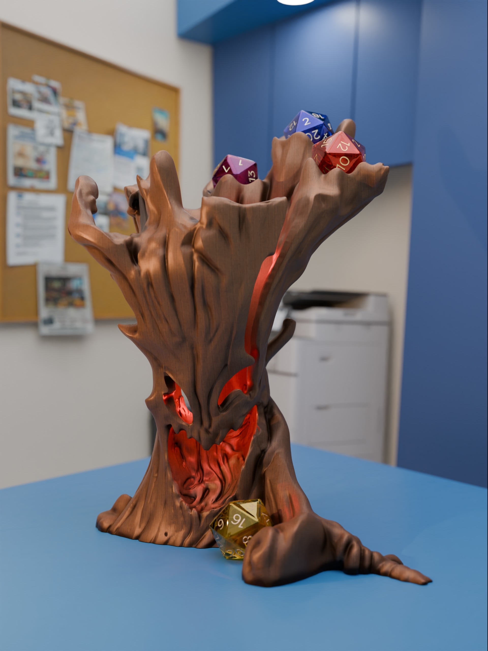 Dice Haunted Stump Tower 3d model